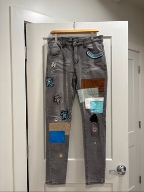Amiri Grateful Dead Patchwork Men’s Jeans—GREAT!!  Excellent Condition!! 33